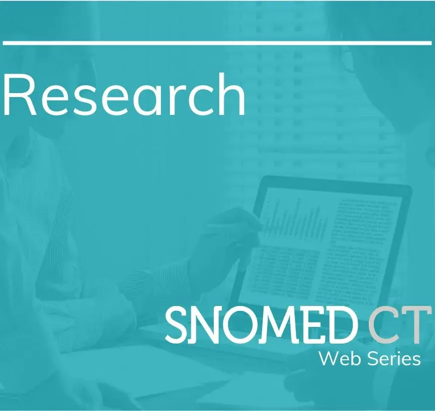 Web series that harnesses the unique power of clinical concepts and defining relationships, Researchers and Knowledge Producers use SNOMED CT to integrate other classification schemes and quickly create data, information, evidence, and knowledge.